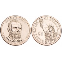 Монета США 1 доллар 2011 Улисс Грант