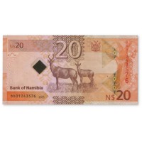 Банкнота Намибия 20 долларов 2025