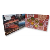 Япония годовой набор монет 1999 Касуга-тайся