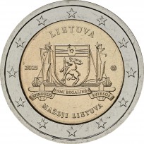 Монета Литва 2 евро 2025 Мазоджи