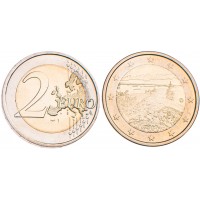Монета Финляндия 2 евро 2018 Пейзаж Коли