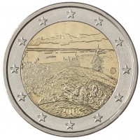 Монета Финляндия 2 евро 2018 Пейзаж Коли