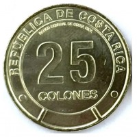 Коста-Рика 25 колонов 2023 (2026) Эредия 