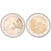 Монета Испания 2 евро 2019 Старый город Авила