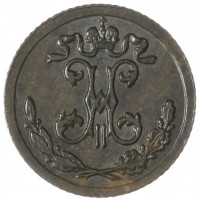 Монета 1/4 копейки 1897 СПБ