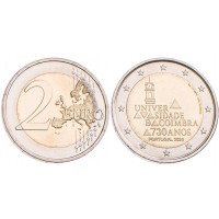 Монета Португалия 2 евро 2020 Университет Коимбры