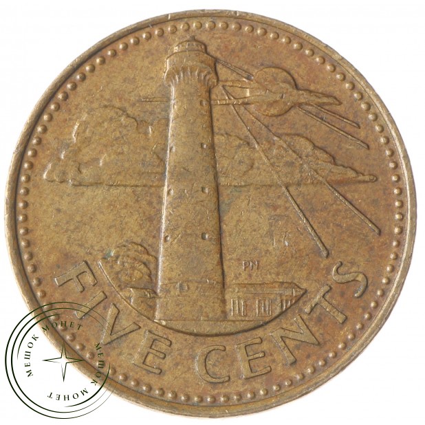 Барбадос 5 центов 1994