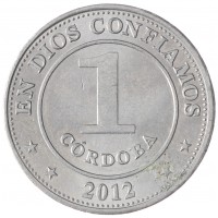 Монета Никарагуа 1 кордоба 2012