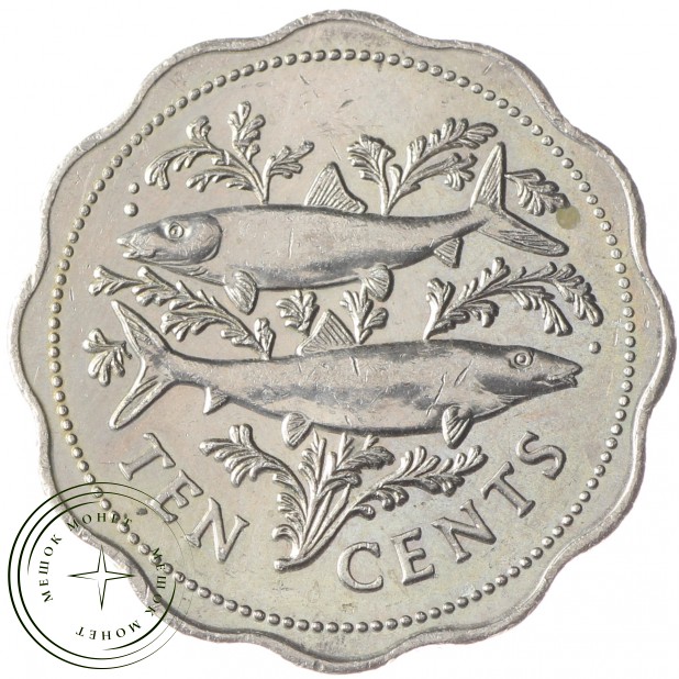 Багамские острова 10 центов 2000
