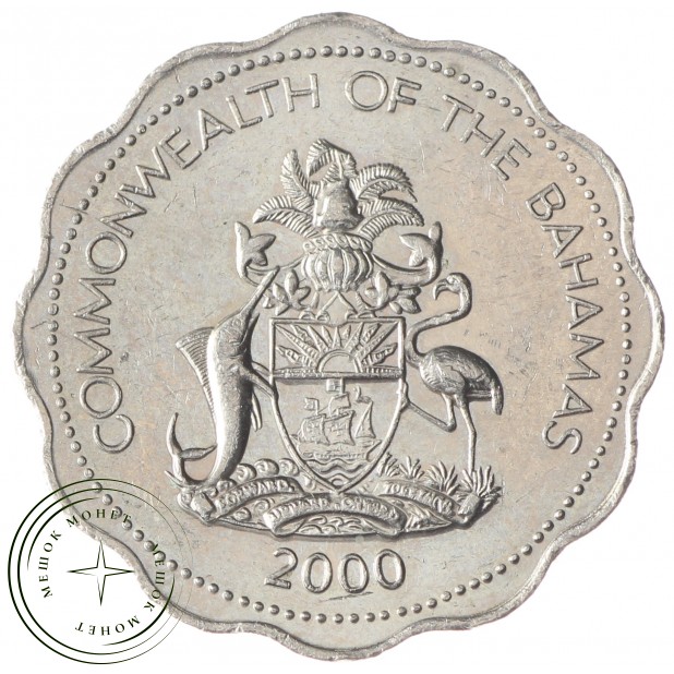 Багамские острова 10 центов 2000