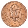 Барбадос 1 цент 1987