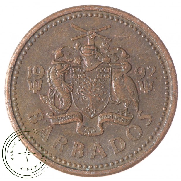 Барбадос 1 цент 1992