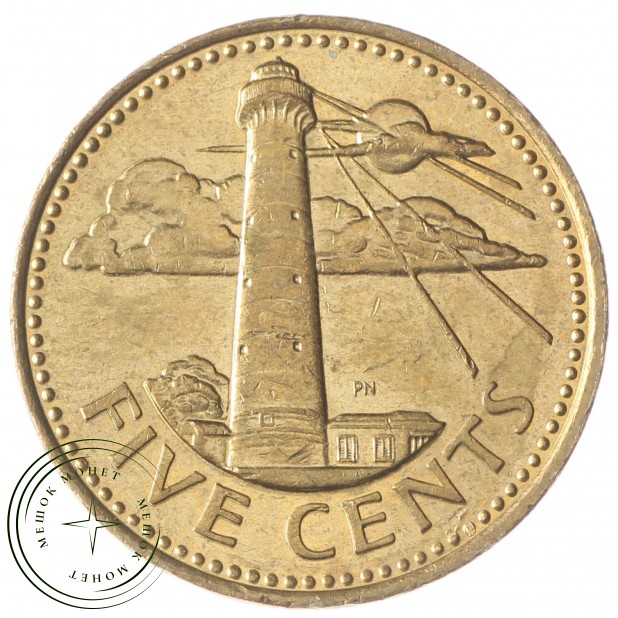 Барбадос 5 центов 2006
