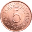 Маврикий 5 центов 2010