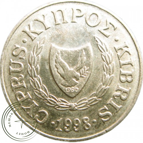 Кипр 2 цента 1998 — 29308029