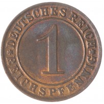Монета Германия 1 рейхспфенниг 1924