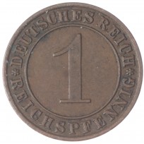 Монета Германия 1 рейхспфенниг 1930