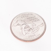США 25 центов 2004 Мичиган