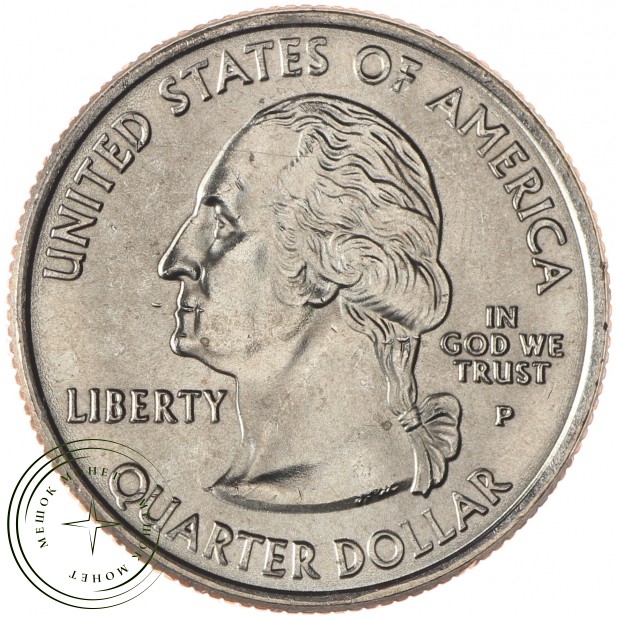 США 25 центов 2004 Мичиган