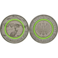 Монета Германия 5 евро 2019 Умеренная зона