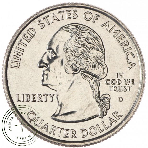 США 25 центов 2005 Калифорния