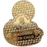 Монета Гана 2 седи 2022 Мадонна с Младенцем