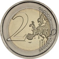 Монета Италия 2 евро 2024 Финансовая гвардия