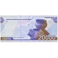 Узбекистан 20000 сум 2021