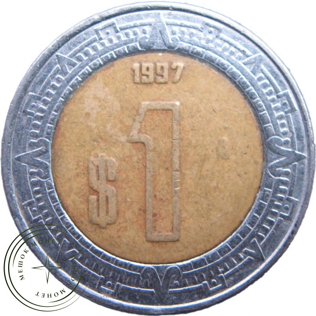 Мексика 1 песо 1997