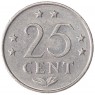 Антильские острова 25 центов 1980