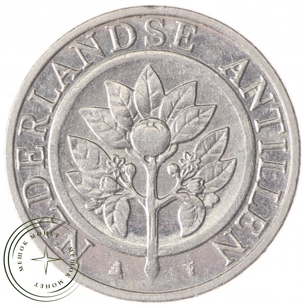 Антильские острова 25 центов 2004