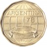 Аргентина 100 песо 1978 Футбол