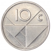 Аруба 10 центов 2012