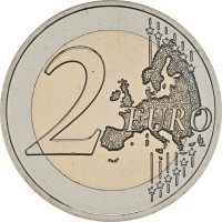 Монета Андорра 2 евро 2025 Игры малых государств Европы