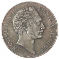 Копия 2 гульдена 1855 Бавария Максимилиан 2
