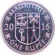 Маврикий 1 рупия 2016