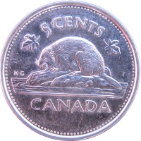 Канада 5 центов 2002 50 лет правления Королевы Елизаветы II