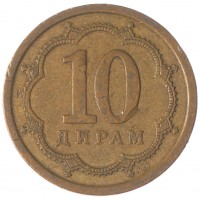 Таджикистан 10 дирамов 2006