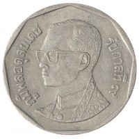 Монета Таиланд 5 бат 1989