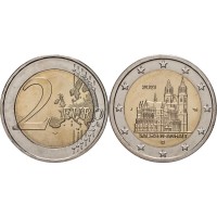 Монета Германия 2 евро 2021 Саксония-Анхальт