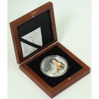 Монета Монголия 1000 тугриков 2007 Русский царь Петр I Великий