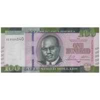 Банкнота Либерия 100 долларов 2021