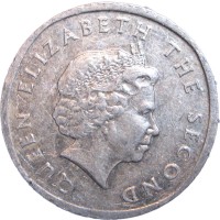 Монета Восточные карибы 2 цента 2008