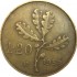 Италия 20 лир 1958