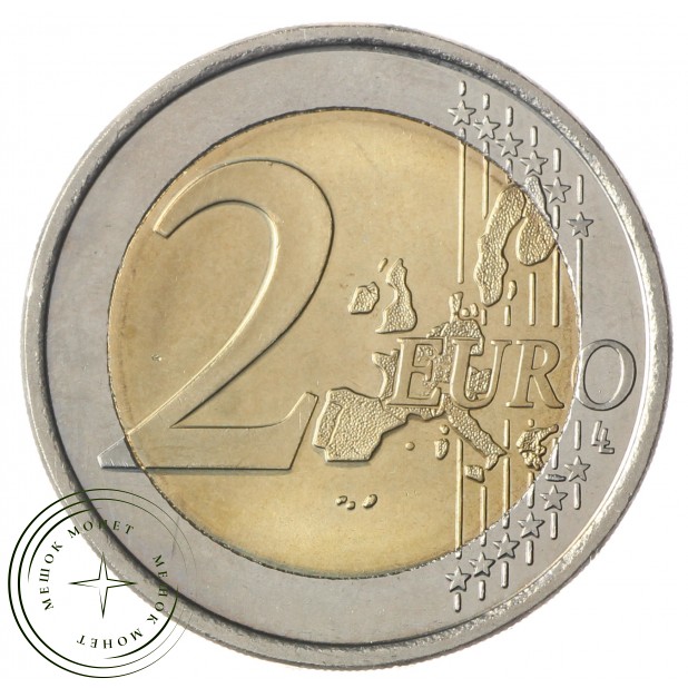 Италия 2 евро 2005 Годовщина принятия европейской конституции