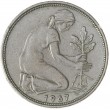 Германия 50 пфеннигов 1967