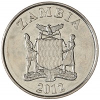 Монета Замбия 5 нгве 2012