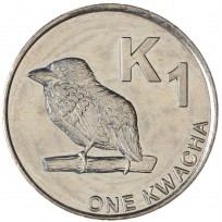 Монета Замбия 1 квача 2012