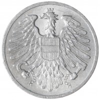 Монета Австрия 2 гроша 1952