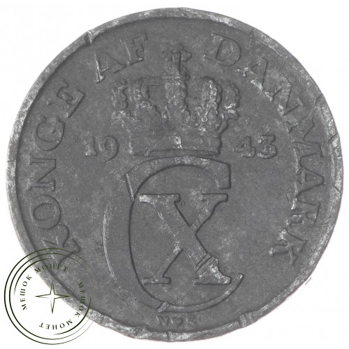 Дания 1 эре 1943